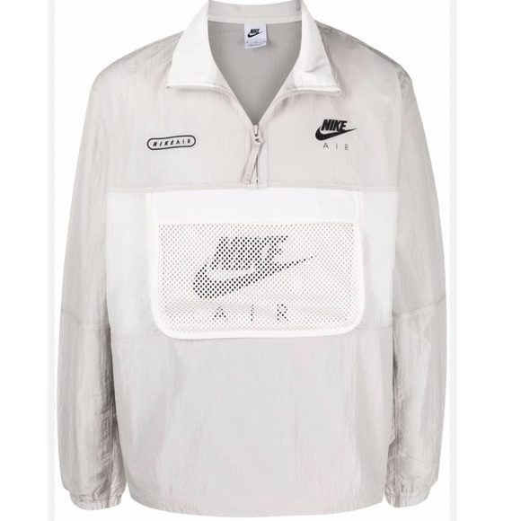 Nike Air Max Mens Light Grey Jacket Windbreaker Coat NWT - Picture 3 of 10
